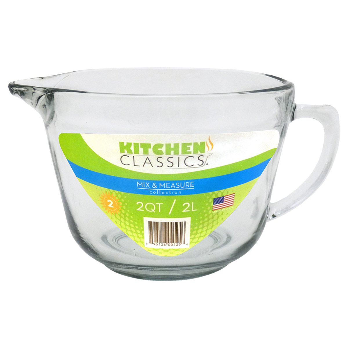 Glass Batter Bowl 2L