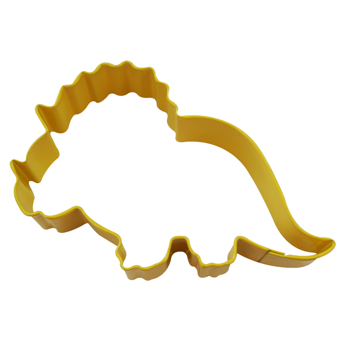 Triceratops Baby Cookie Cutter 10.8cm - Yellow, Colour: Yellow