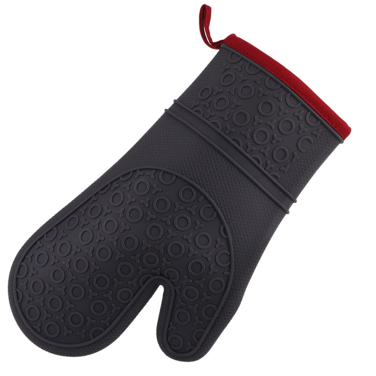 Silicone Oven Glove - Charcoal, Colour: Charcoal