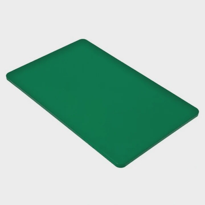 PE Cutting Board 250 X 400 X 12mm - Green, Colour: Green