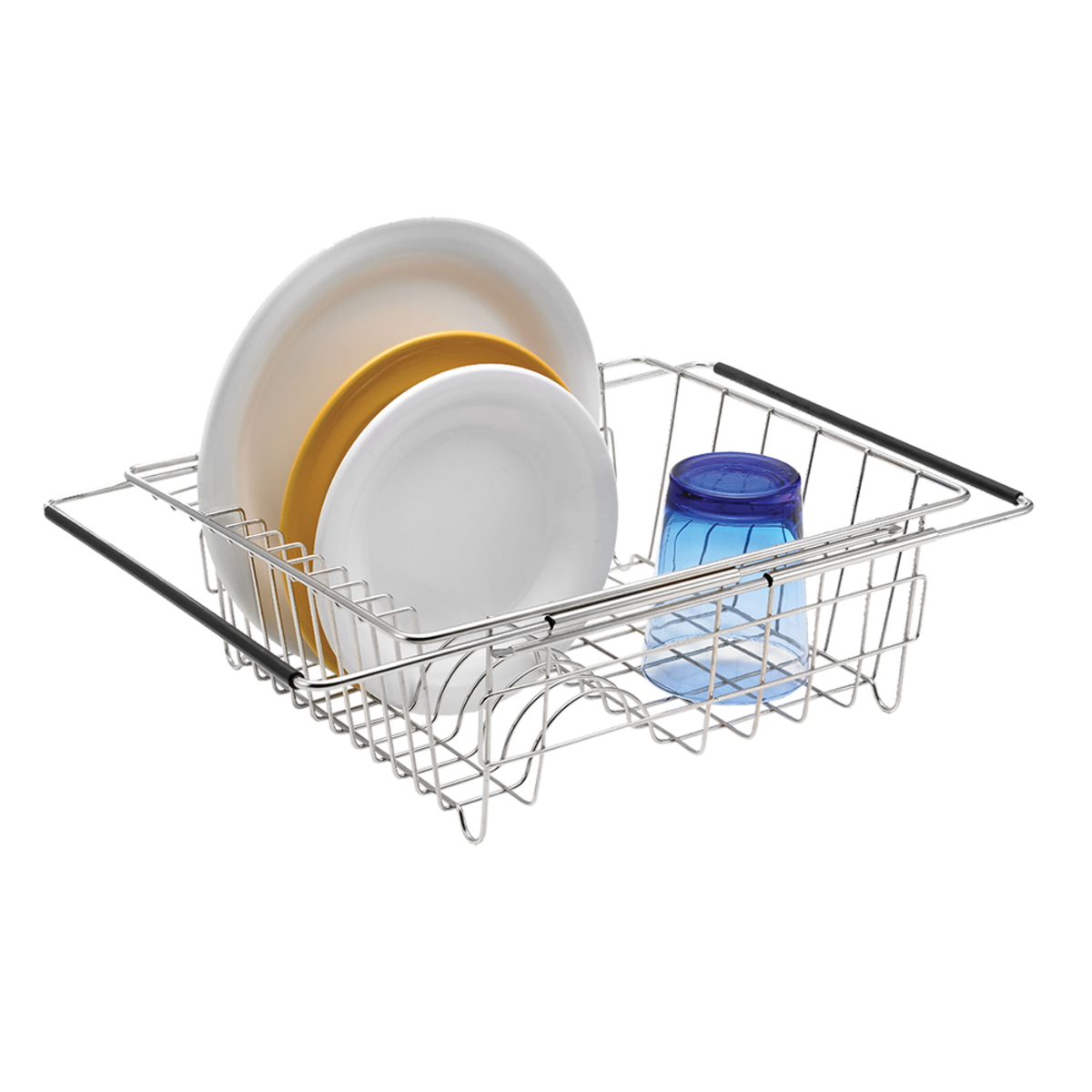 Stainless Steel Expandable In-Sink Dish Rack 35cm X 30cm X 12.7cm