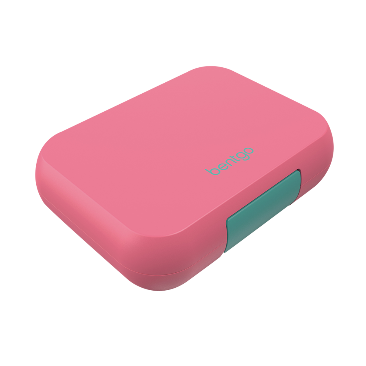 Pop Lunch Box ( Bright Coral-Teal), Colour: Bright Coral/Teal
