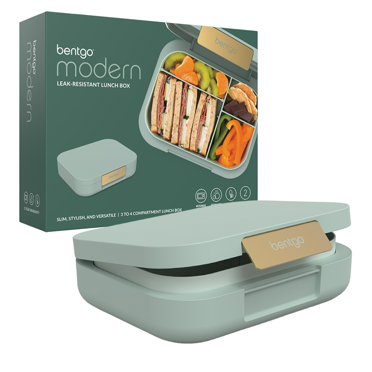 Bentgo Modern Lunch Box, Colour: Mint Green