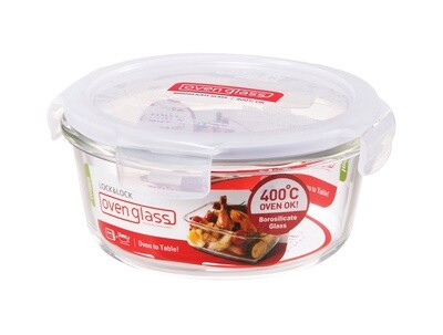Boroseal Heat Resistant Glass Round - 650ml