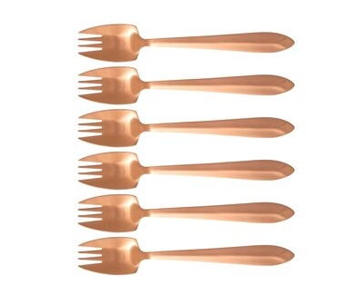 Splayd Black Label Rose Gold Satin 6piece Set