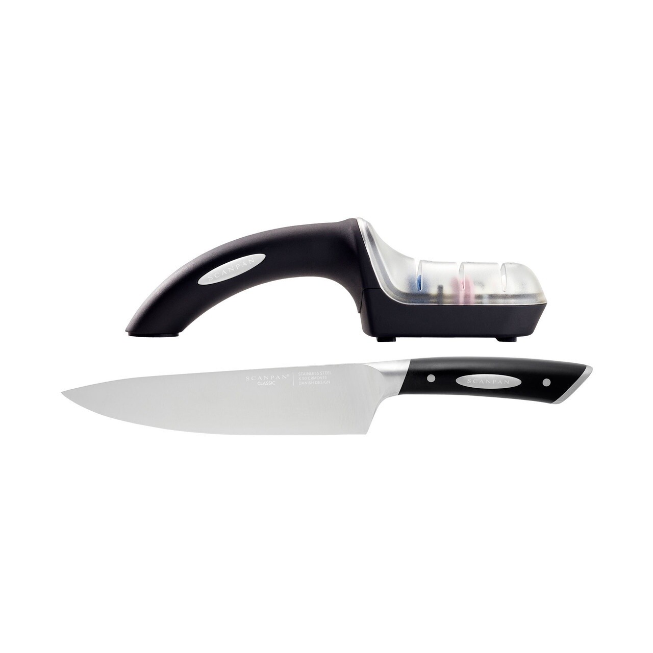 Classic 20cm Chef&#39;s Knife with 3 Stage Sharpener