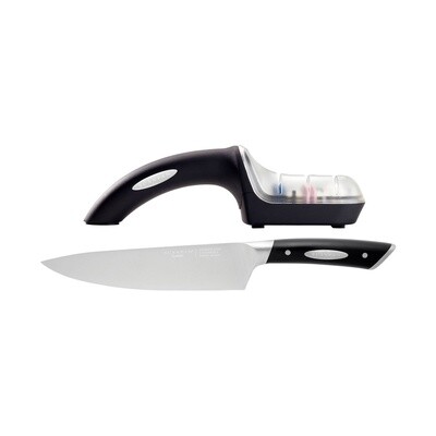 Classic 20cm Chef's Knife with 3 Stage Sharpener