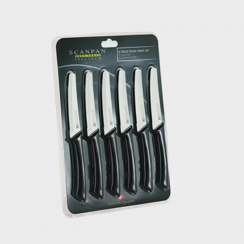 Spectrum Steak Knife Set Black