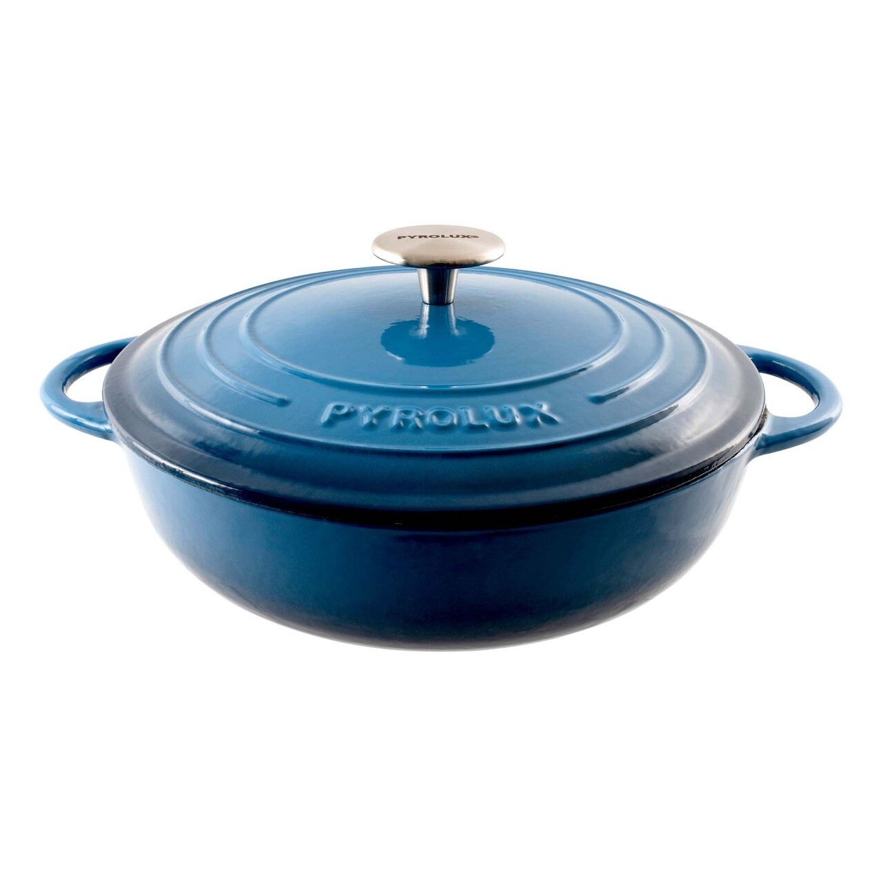 Pyrochef Round Chef Pan 28cm / 4L - Ocean Blue