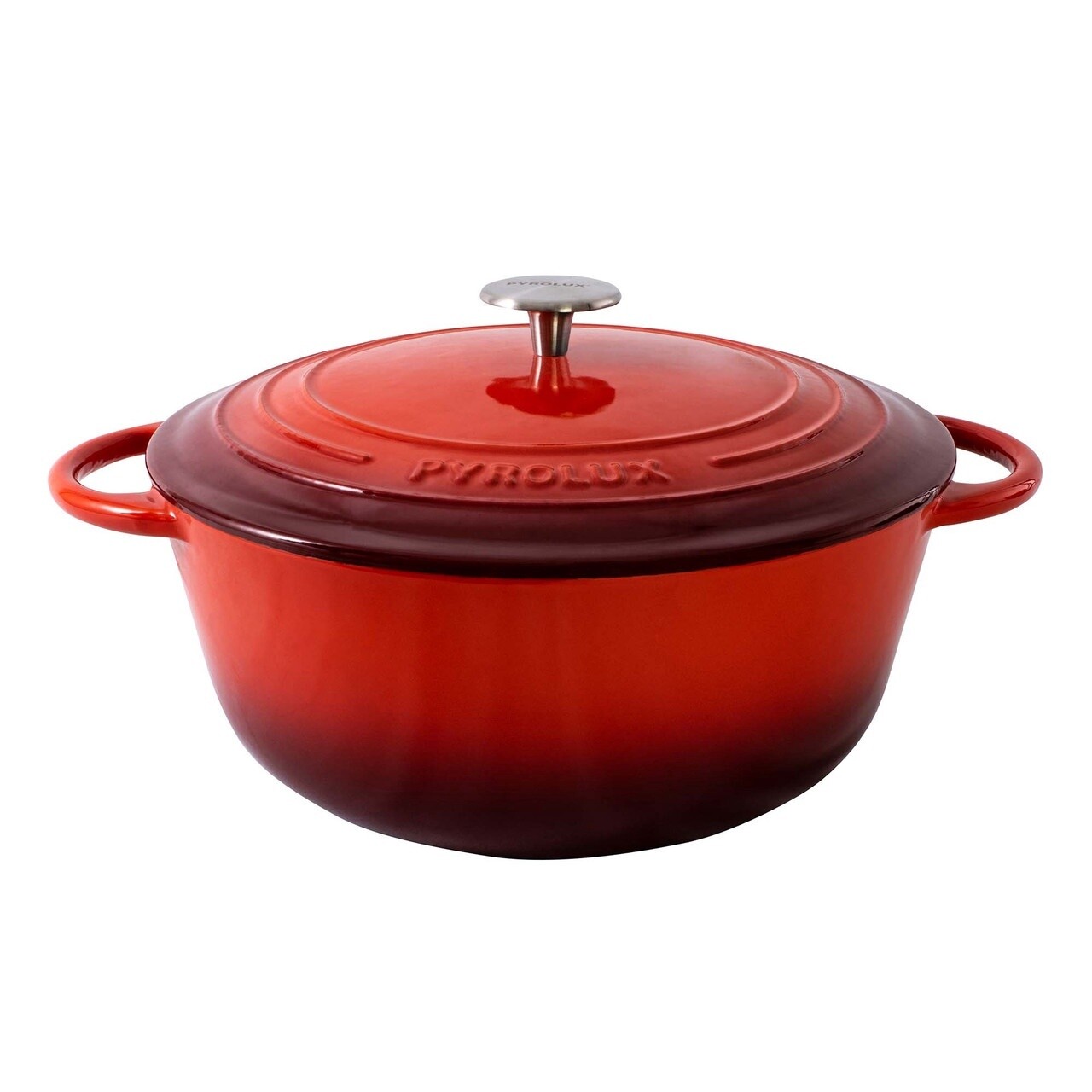 Pyrochef Round French Oven 26cm / 5L - Chilli Red