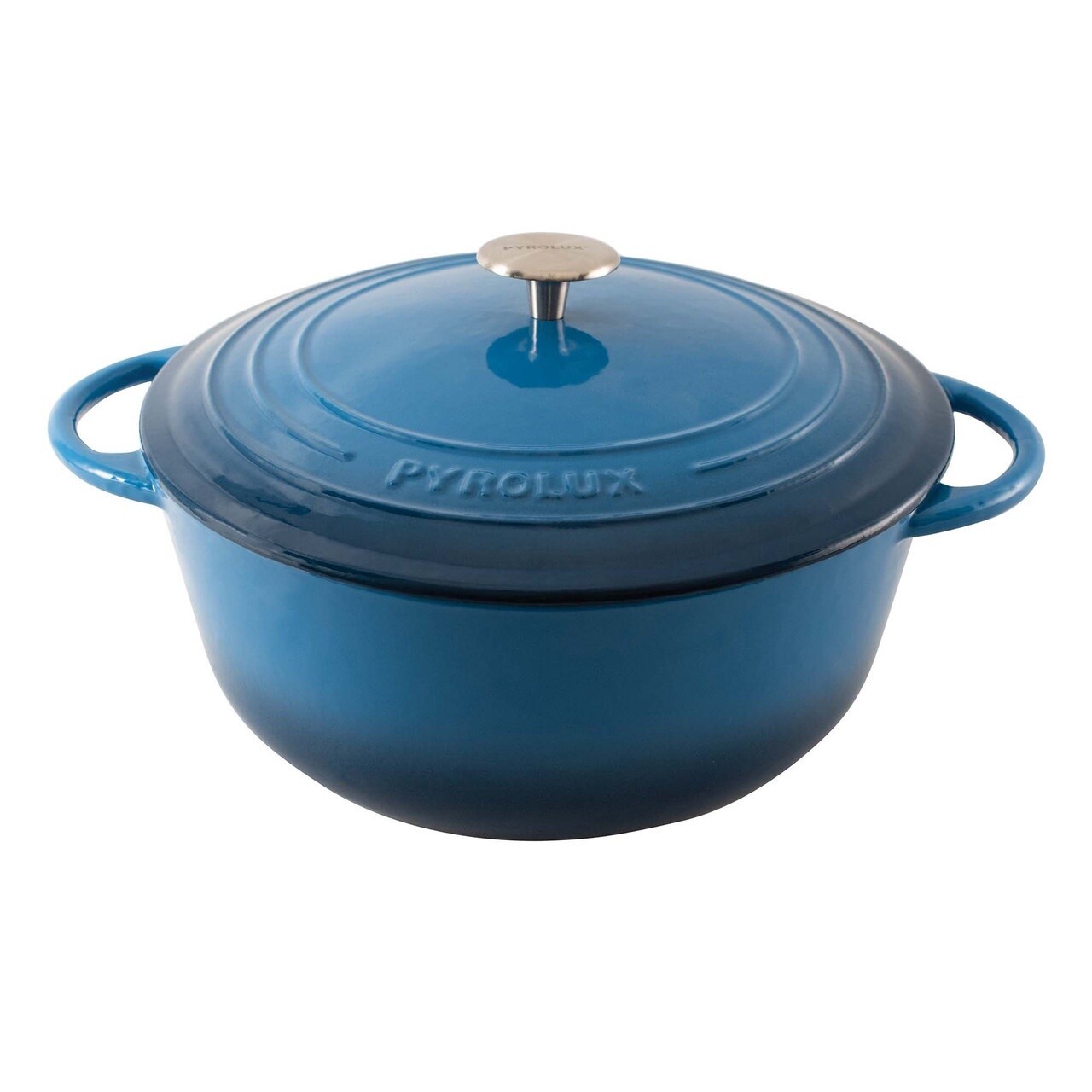 Pyrochef Round French Oven 24cm / 4L - Ocean Blue