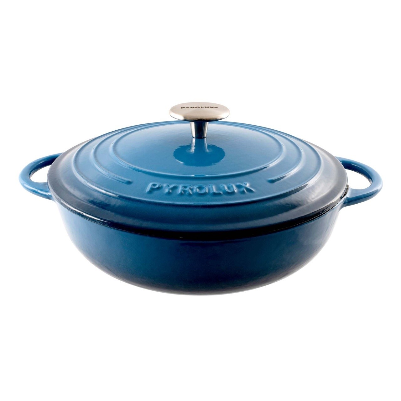 Pyrochef Round Chef Pan 24cm / 2.5L - Ocean Blue