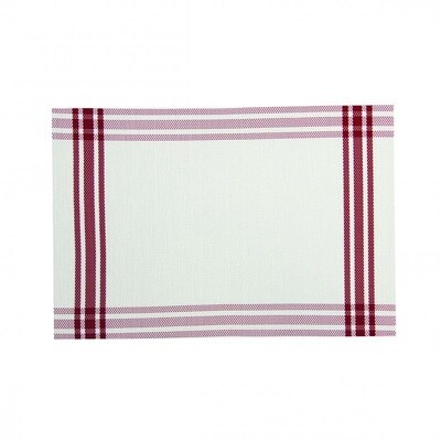 Stuart Placemat 12Pc Pack 30X45Cm Red