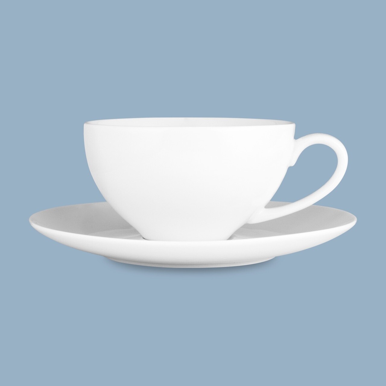 Breaky Cup &amp; Saucer 400Ml New Bone