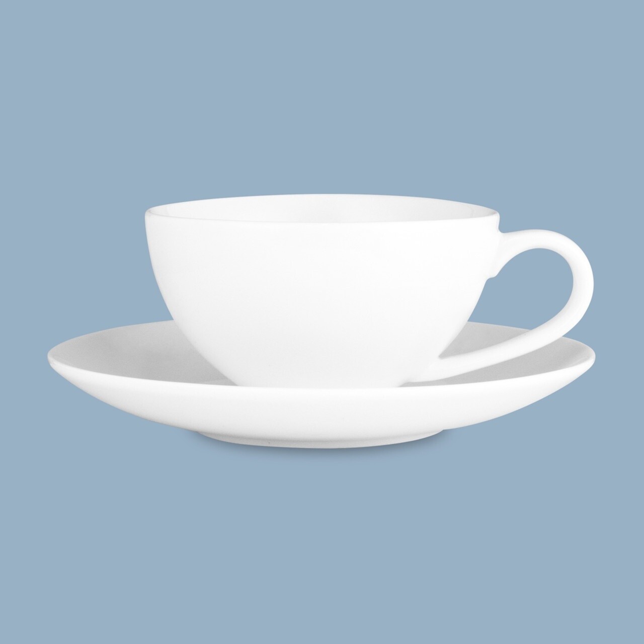 Coupe Cup &amp; Saucer 250Ml - New Bone