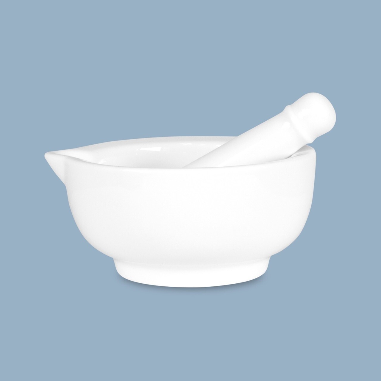 Mortar &amp; Pestle 9Cm - New Bone