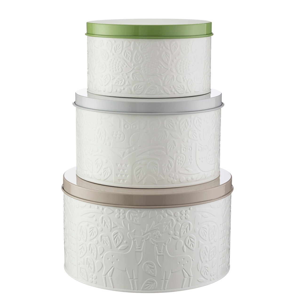 Forest Set Of 3 Cake Tins