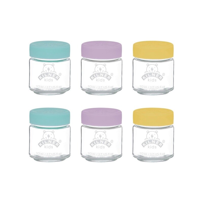 Kilner Kids Glass Jar Set Of 6 - 110ml