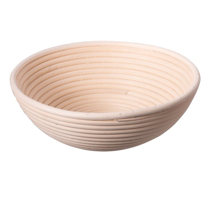 Round Proving Basket 25x8.5cm - Rattan