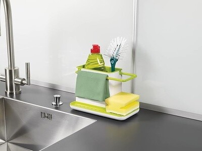 Caddy Sink Area Tidy White/Green