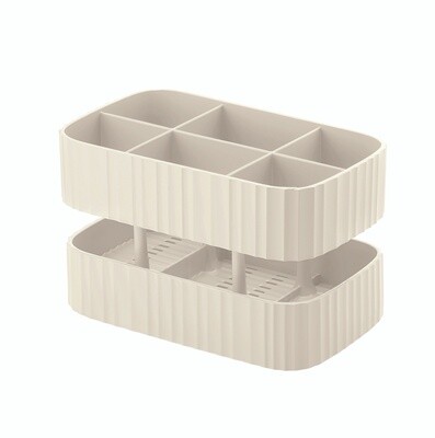 Drain &amp; Safe White Cutlery Drainer