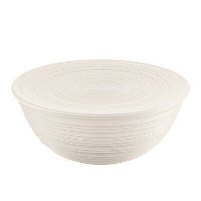 XL Bowl with Lid Earth - Milk White