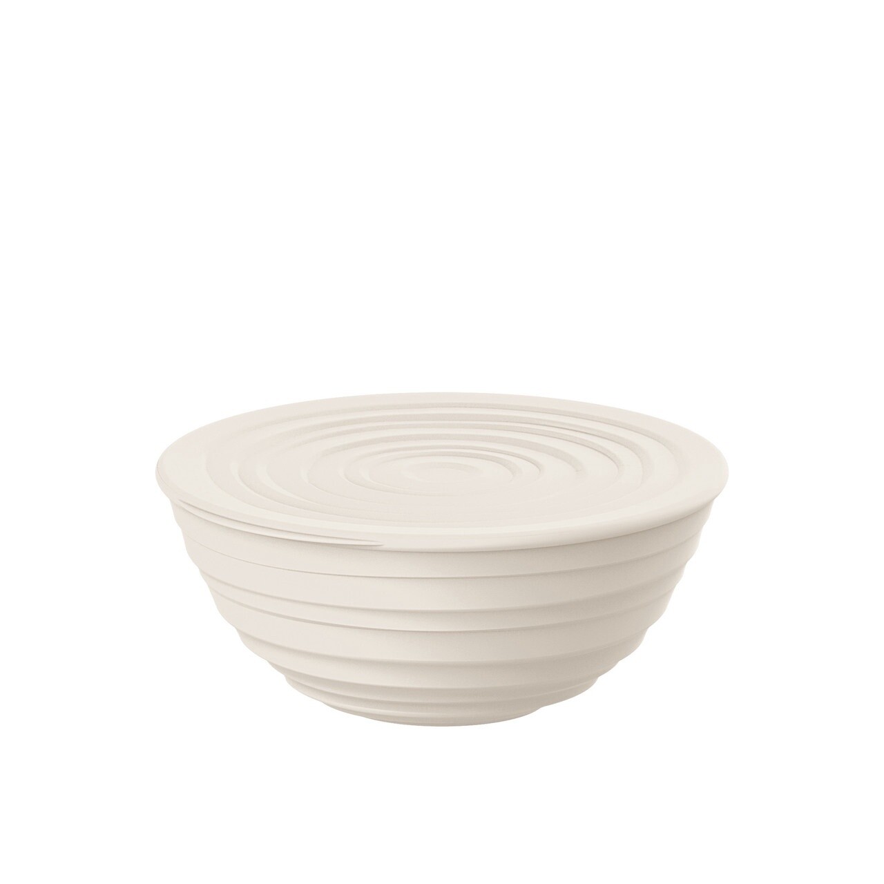 Bowl with Lid Earth - Milk White