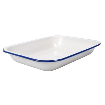 Enamel Baking Dish 26x20cm 1.5L Blue