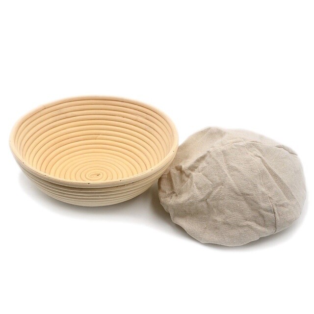 25Cm Round Banneton With Lining, Size: 25cm