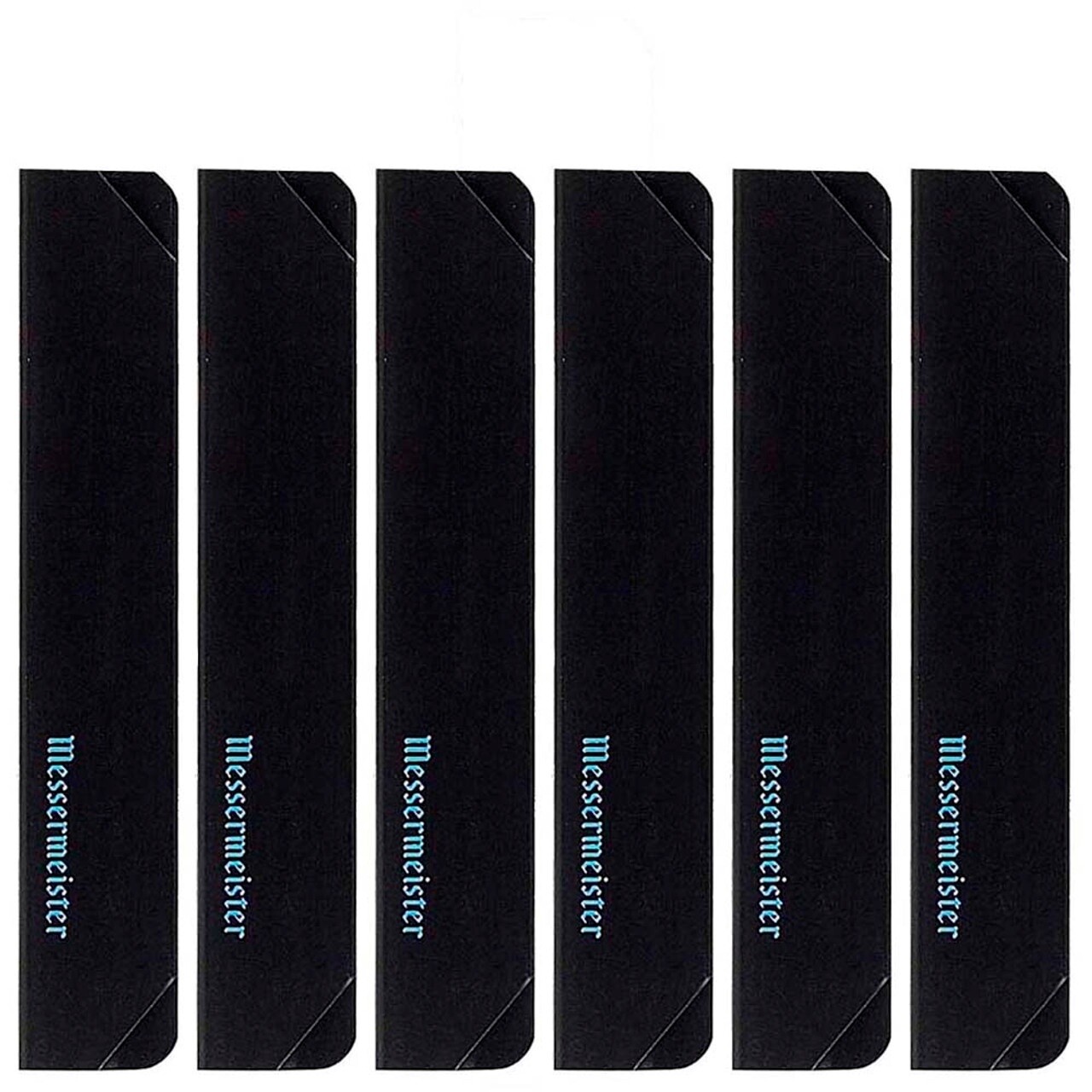 Black 6 Piece Steak Knife Edge Guard Set