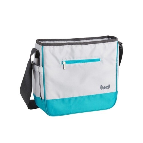 Tote Bag with Compartment, Colour: Tropical Blue