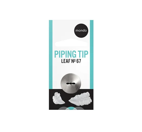 #67 Stainless Steel Leaf Piping Tip