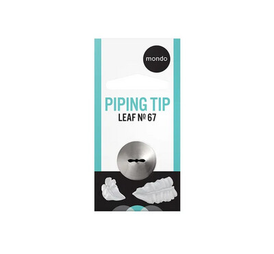 #67 Stainless Steel Leaf Piping Tip