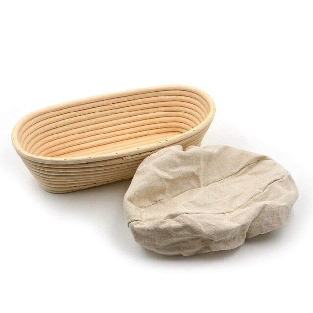 Classica-30cm Oval Banneton with Lining