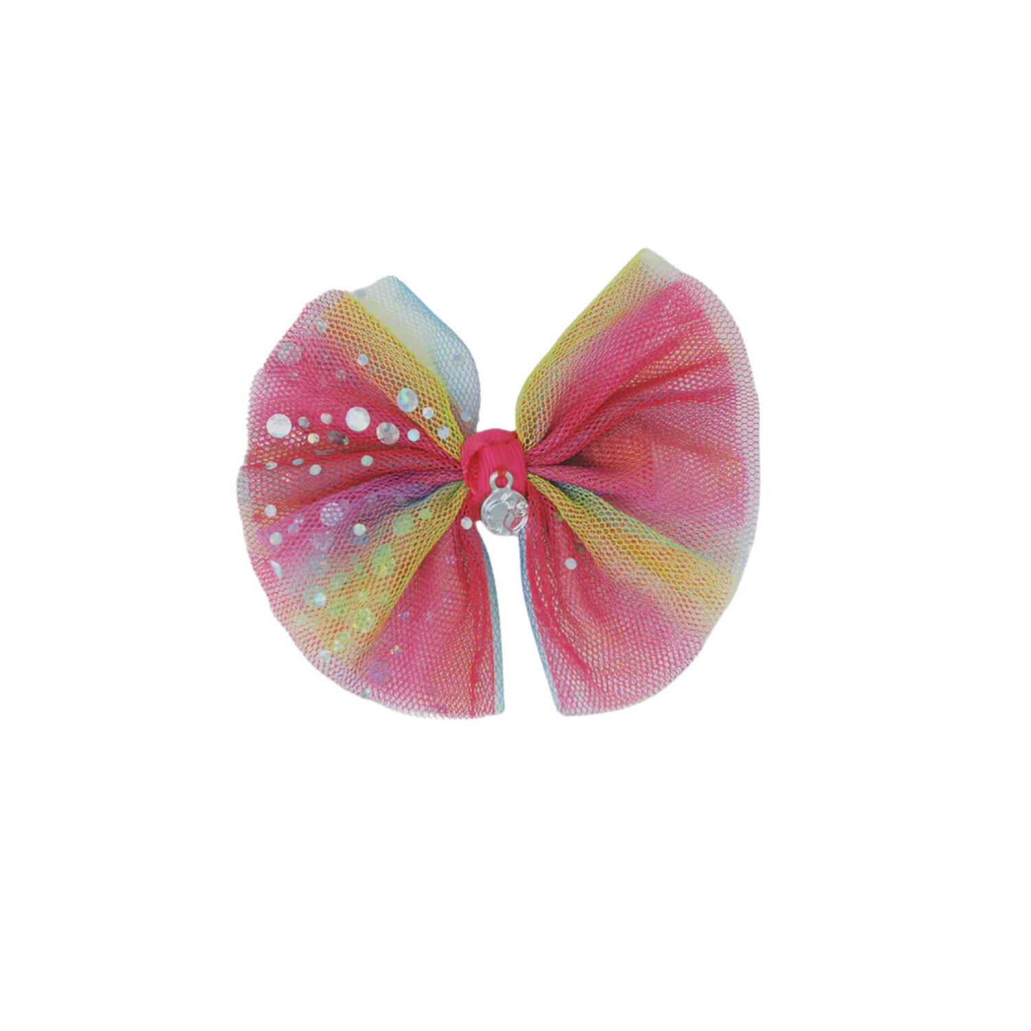 Barbie Rainbow Bow Hair Clip