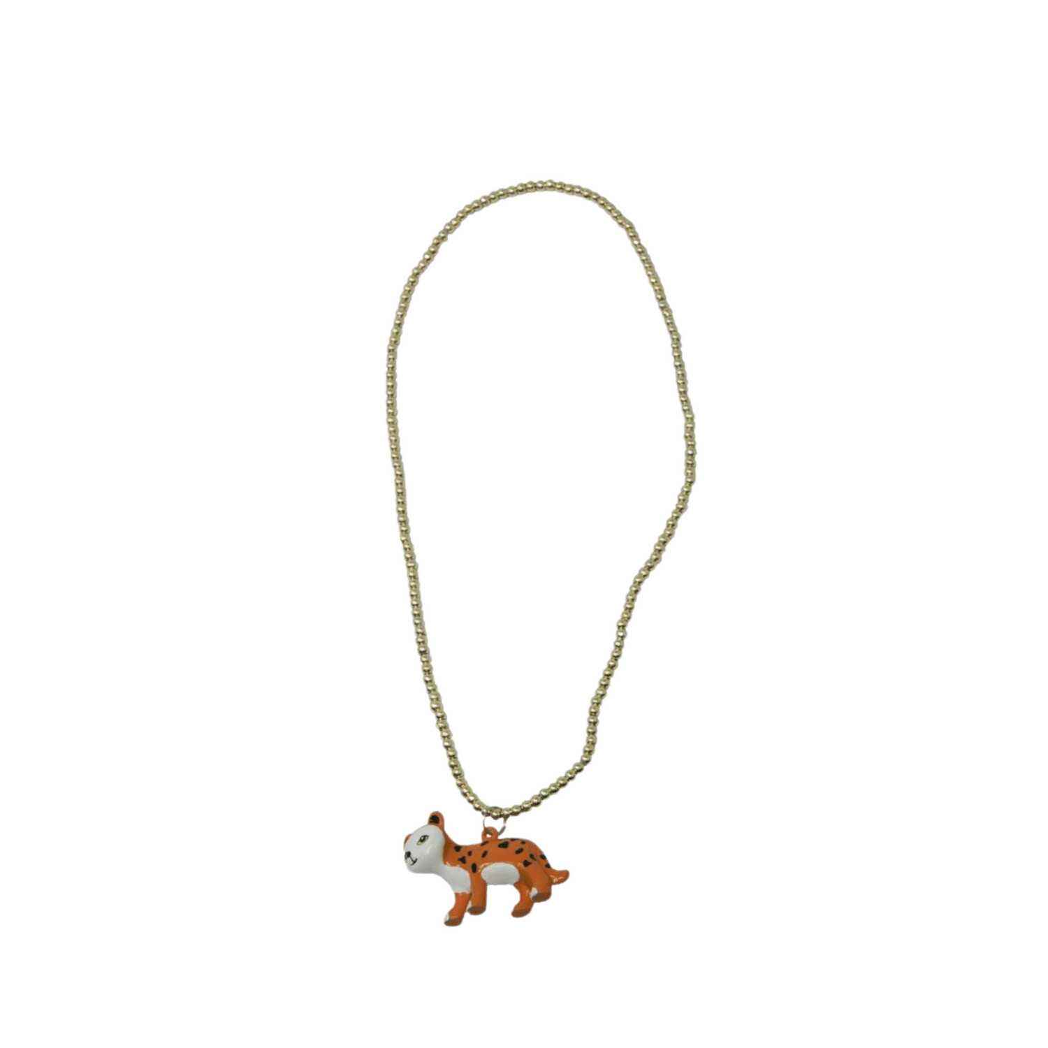 Leopard Ball Chain Necklace