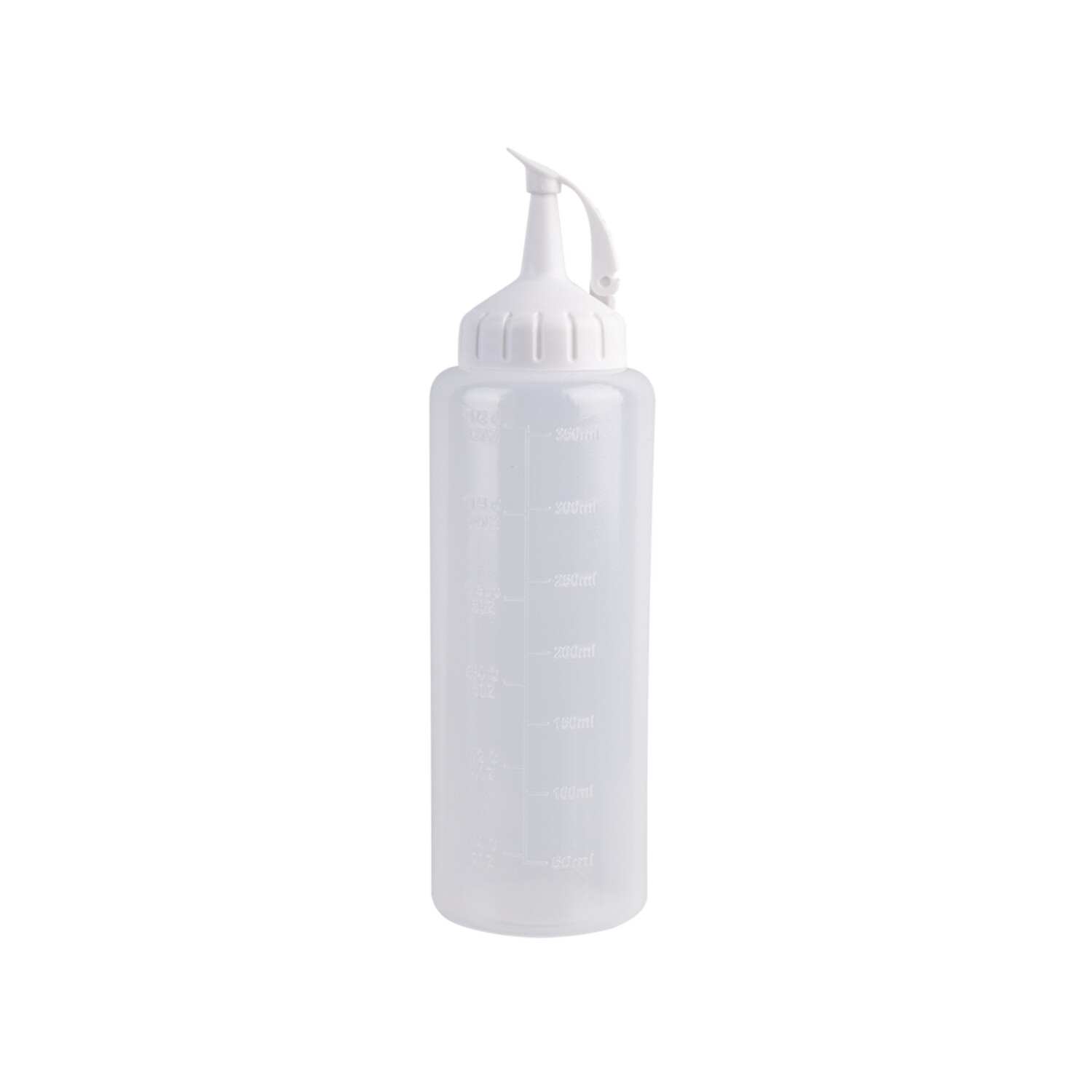 Plastic Squeeze Bottle 350ml (White Tops)