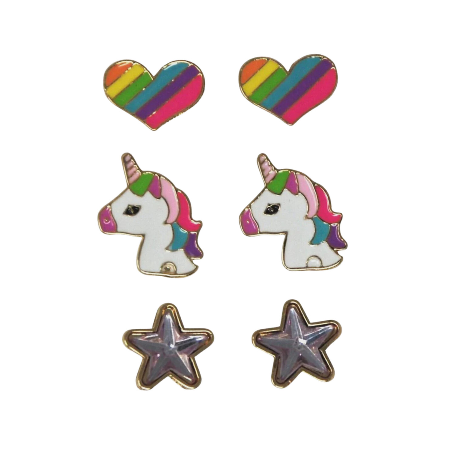 Rainbows &amp; Unicorns Earrings Set Of 3