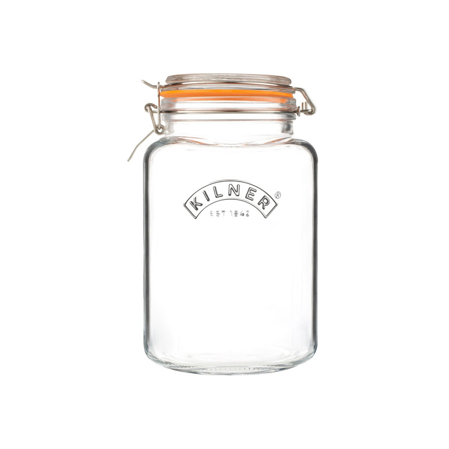 Square Clip Top Jar 3 Litre