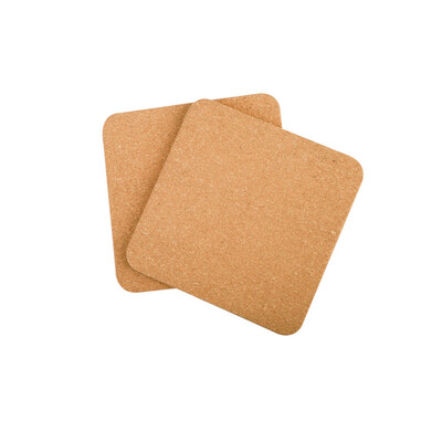 Square Cork Trivets 20 x 20cm Set 2 Square Cork Trivets 20 x 20cm Set 2