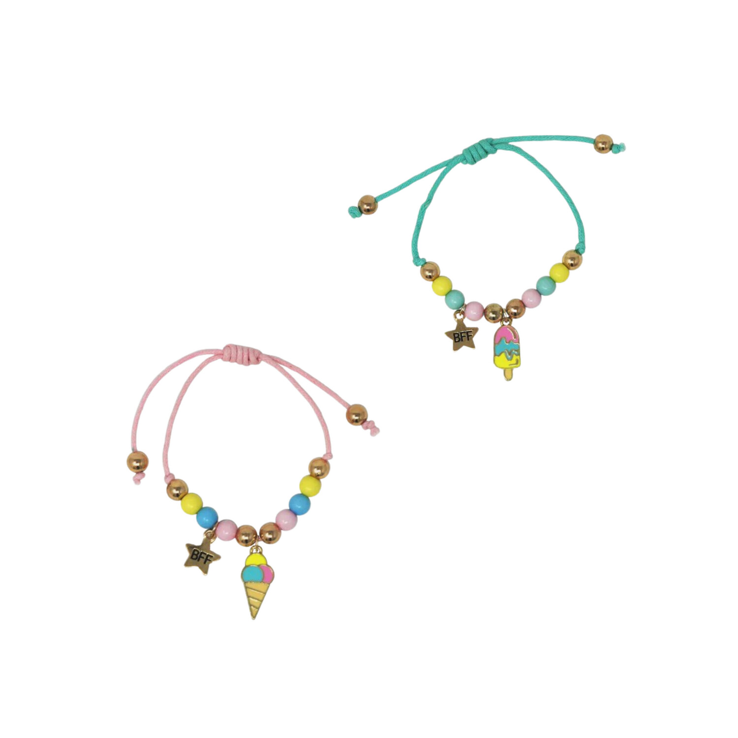 Sweet Treats Bff Cord Bracelet Set