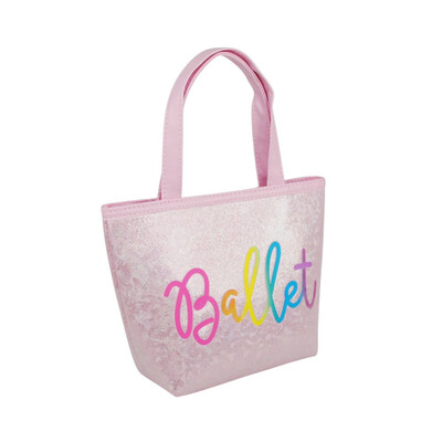 Vivid Ballet Handbag-Pale Pink