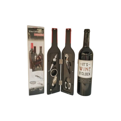Wine Tool Gift Set - 5 pcs in Bottle Wine Tool Gift Set - 5 pcs in Bottle