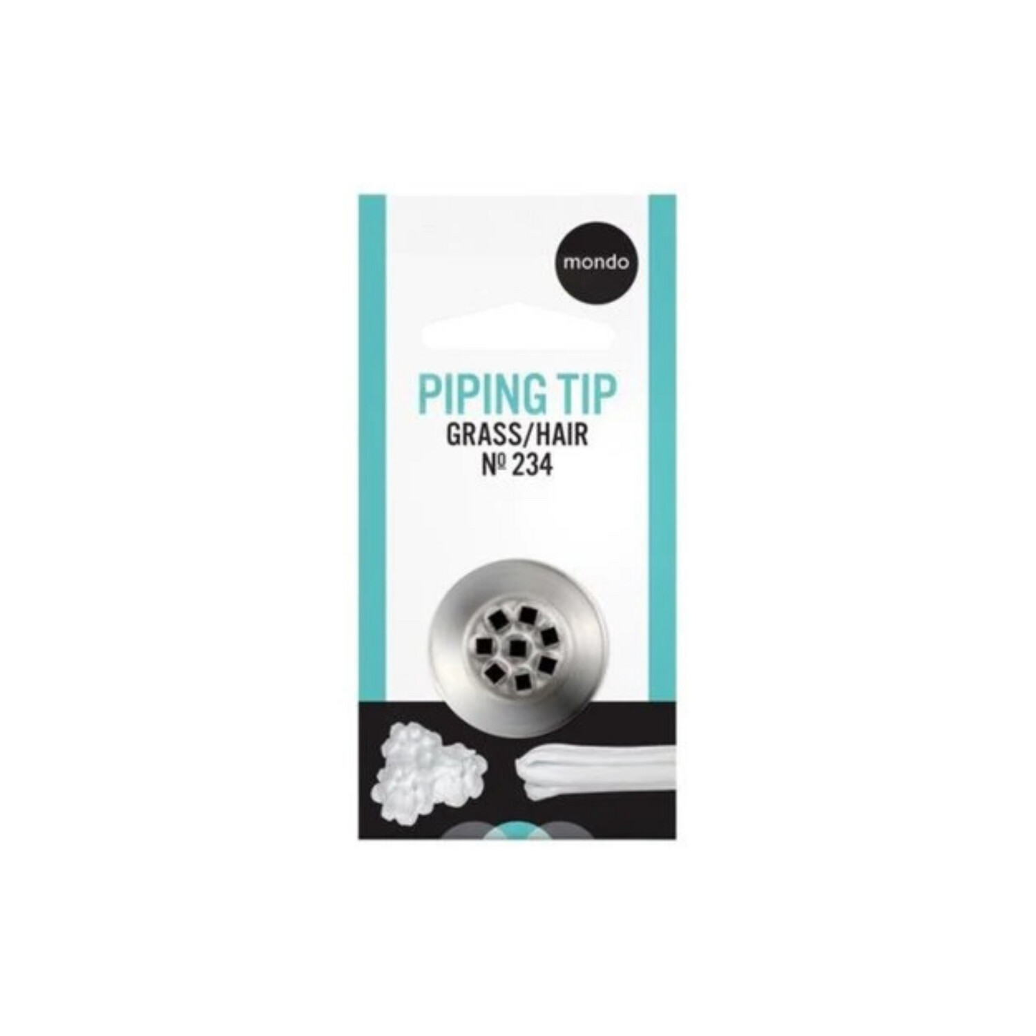 #234 Stainless Steel  Grass Hairs Piping Tip