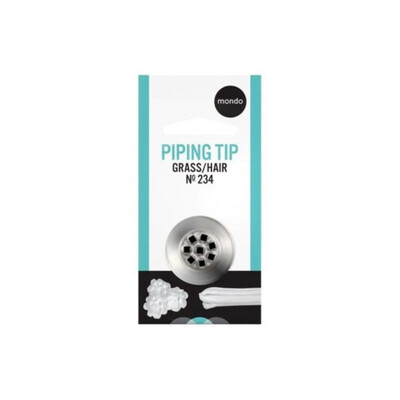 #234 Stainless Steel  Grass Hairs Piping Tip
