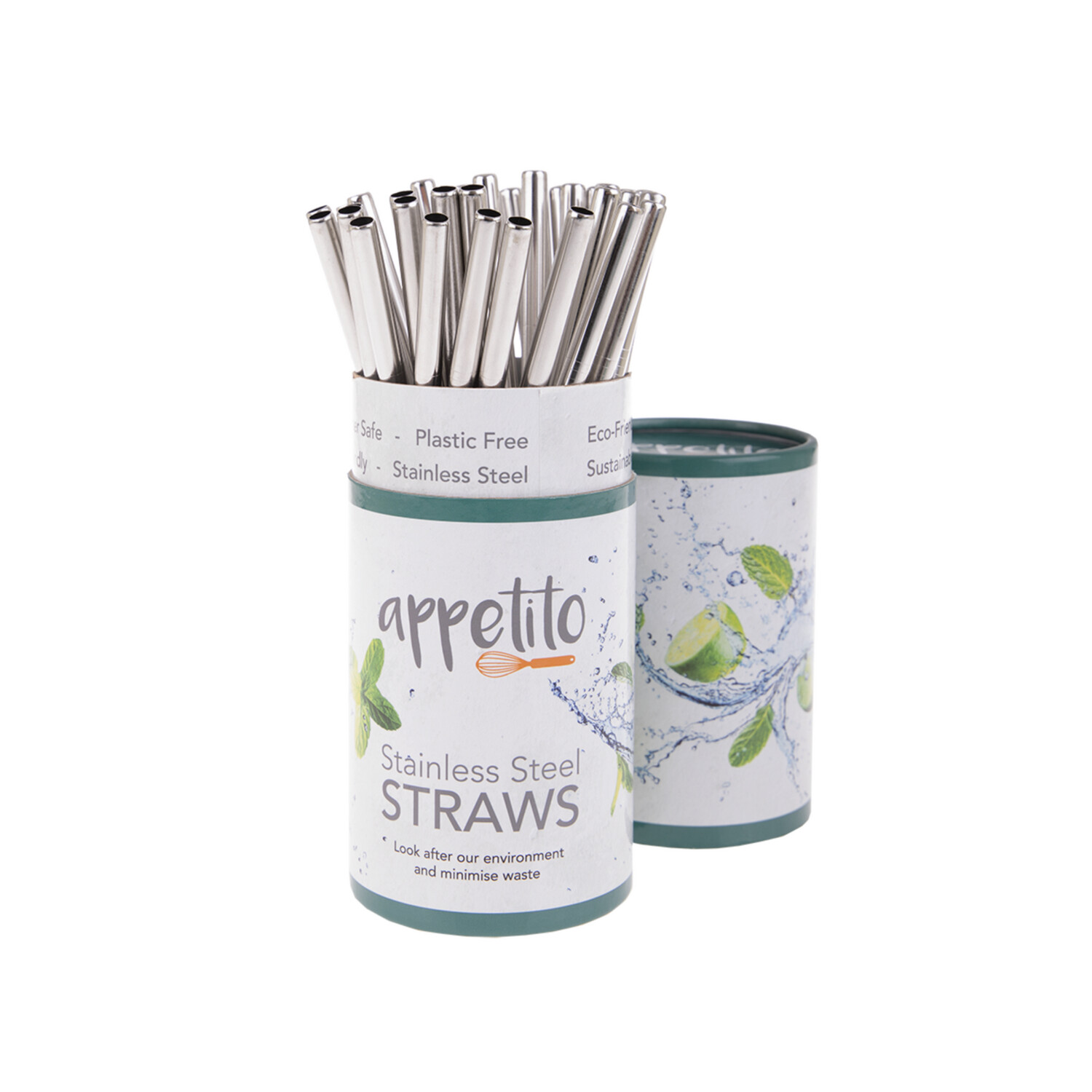 Stainless Steel Straight Smoothie Straws