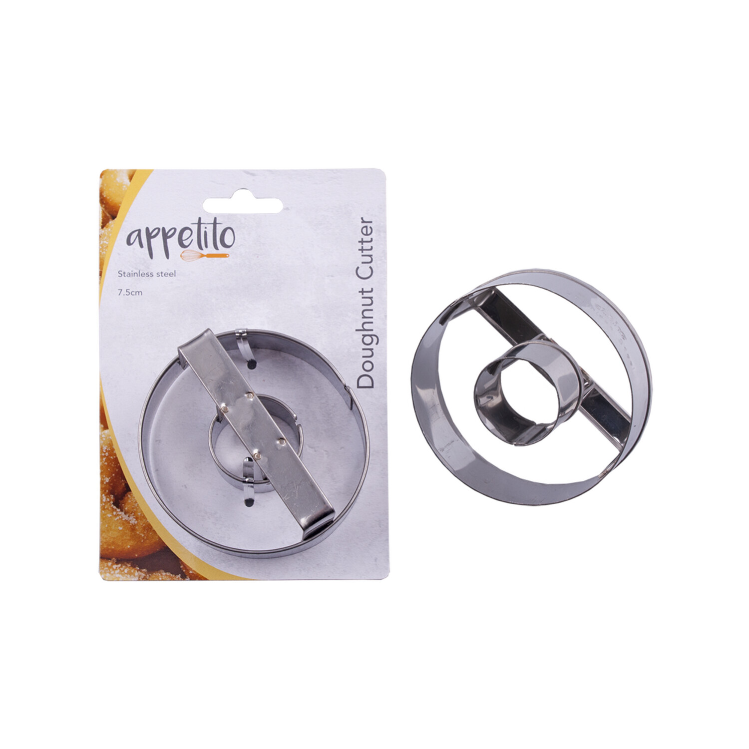 Stainless Steel Doughnut Cutter 7.5Cm Dia.