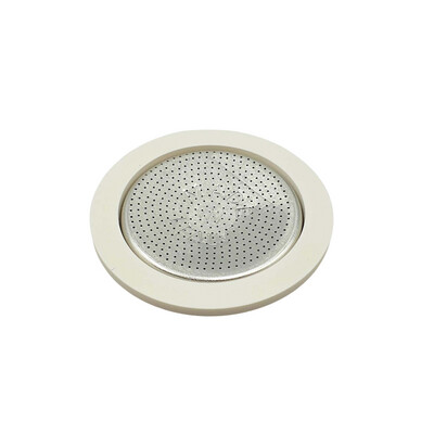 1 Silicon Gasket + 1 Filter 9 Cups Aluminium
