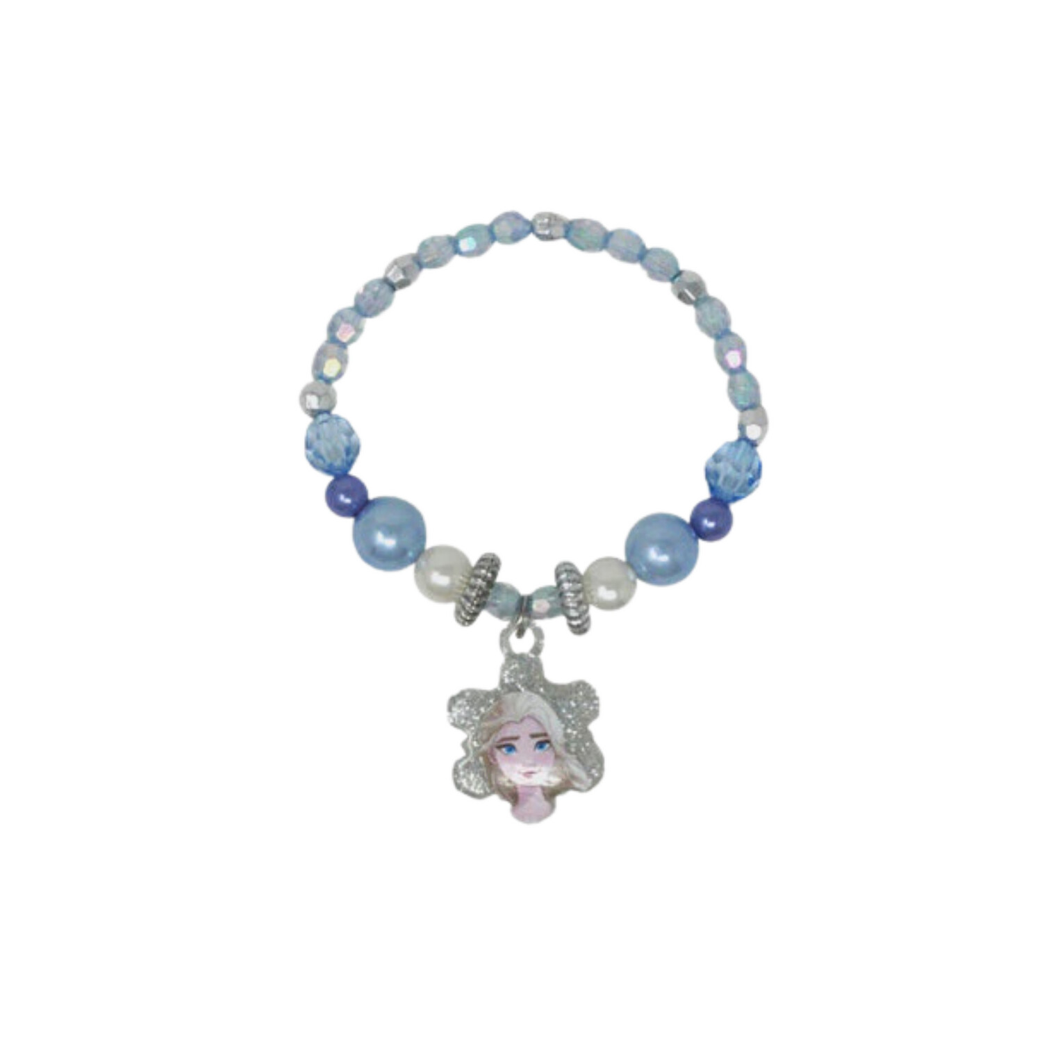 Disney Frozen 2 Anna &amp; Elsa Snowflake Charm Bracelet