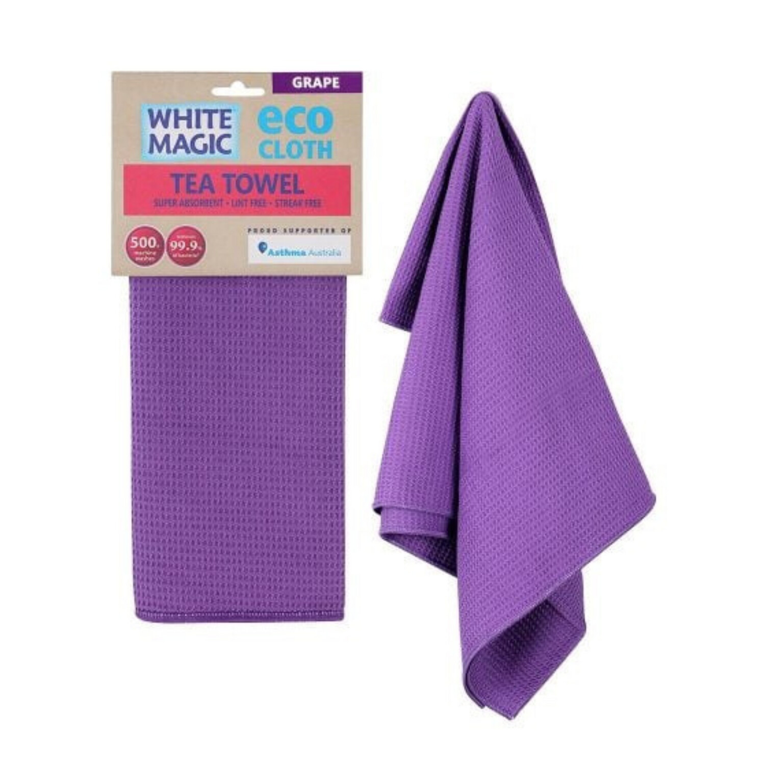 Tea Towel Single - Grape